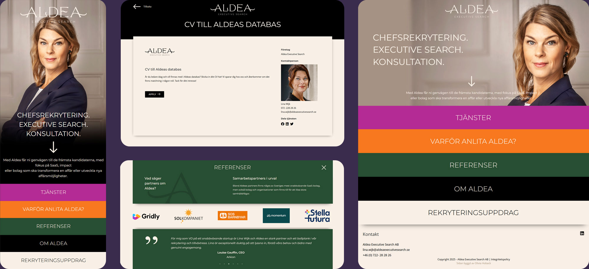 Ponty Expert integrera Ponty hemsida rekrytering design webbutvecklare / webbdesigner Olivia Hoback | Aldea Executive Search