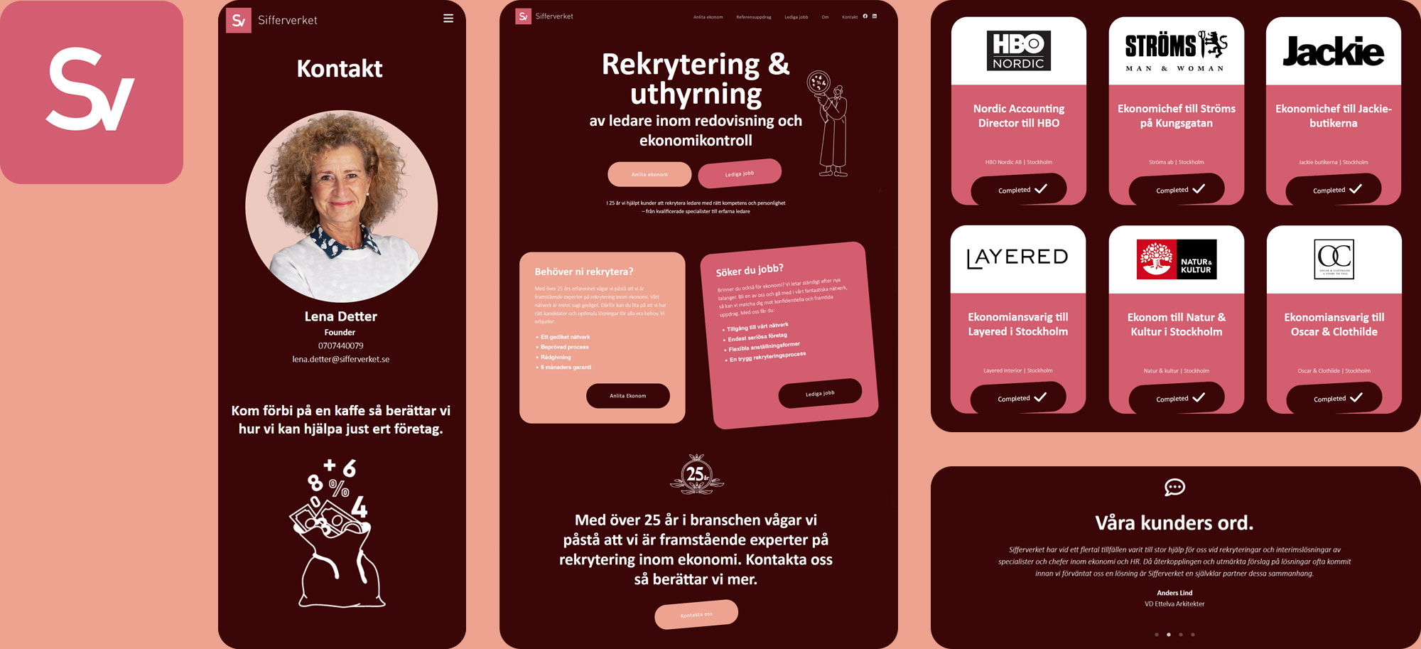 Ponty Expert integrera Ponty hemsida rekrytering design webbutvecklare / webbdesigner Olivia Hoback | Sifferverket